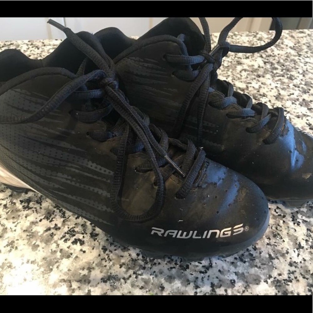 Youth softball cleats: size 2